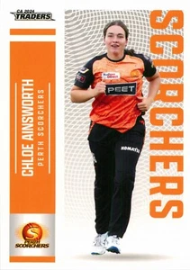 2024 2025 Perth Scorchers WBBL Cricket TLA Traders Card - Chloe Ainsworth - Picture 1 of 3