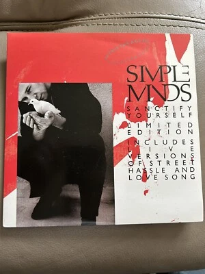 SIMPLE MINDS SANCTIFY YOURSELF (2 X 7") 7" GATEFOLD DOUBLE PACK UK - Image 1 of 4