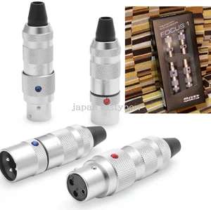 JAPONIA Oyaide FOCUS 1 XLR złącze Zestaw 4 szt. - Zdjęcie 1 z 3