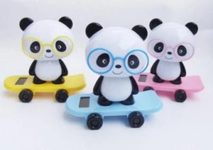 Novelty shaking Head Skateboard Panda Dolls Child kid Toys car home Ornaments - Picture 1 of 7