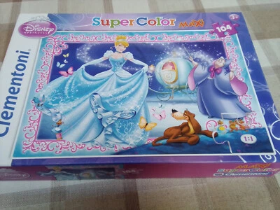 Puzzle Disney Princess Cenerentola Super color maxi 104 pezzi - Immagine 1 di 4