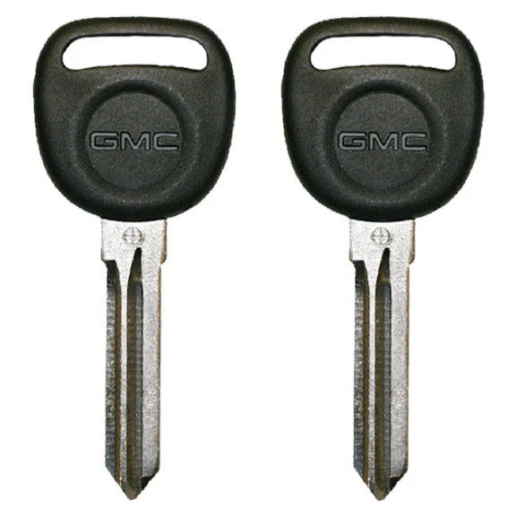 2 Circle Plus Transponder Chip Keys for GMC Sierra, Tahoe, Acadia Savanna - Image 1 of 1