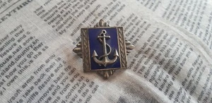 ***RARE*** YUGOSLAVIAN NAVY ACADEMY OFFICERS CHEST PIN BADGE ORDER  - Picture 1 of 8