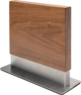 Double Sided Magnetic Wooden Knife Holder - Knife Holder without Knives (Walnut) - Image 1 of 4