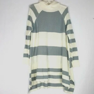 Umgee Sz L Striped Tunic Sweater Women L/S A-Line - Picture 1 of 8
