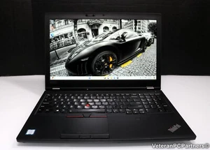 Lenovo ThinkPad P52 Xeon 64GB ram 512GB SSD 15.6" 4K UHD Touchscreen Win 11 Pro - Picture 1 of 9