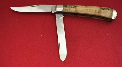MICKEY KAEHR BLUE MESA BLADES CUSTOM Double Blade Knife Cholla Cactuswood Handle - Image 1 of 4