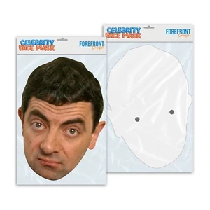 Mascarilla personalizada divertida celebridad Rowan Atkinson lista para usar - Imagen 1 de 3