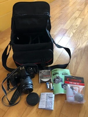 Canon EOS Rebel X S 35mm Film Camera, Black (Not Tested) - Image 1 of 4