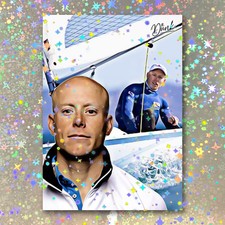 Nick Thompson Holographic Windward Sketch Card Limited 1/5 Dr. Dunk Signed