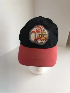 Angry Birds Star Wars Black Hat Red Bill Baseball Cap Snap Back Youth - Picture 1 of 8