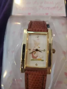 Precious Moments Valdawn Watch Quartz Analog Three Hands Leather Band New - Picture 1 of 3