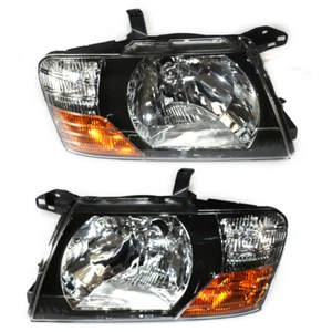 For Mitsubishi Pajero Montero 2000-2006 Left&Right Set Headlights Headlamps NEW - Picture 1 of 12