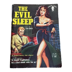The Evil Sleep by Evan Hunter Phantom Books No. 536 1953 1st Aussie Pulp Sleaze - Picture 1 of 20