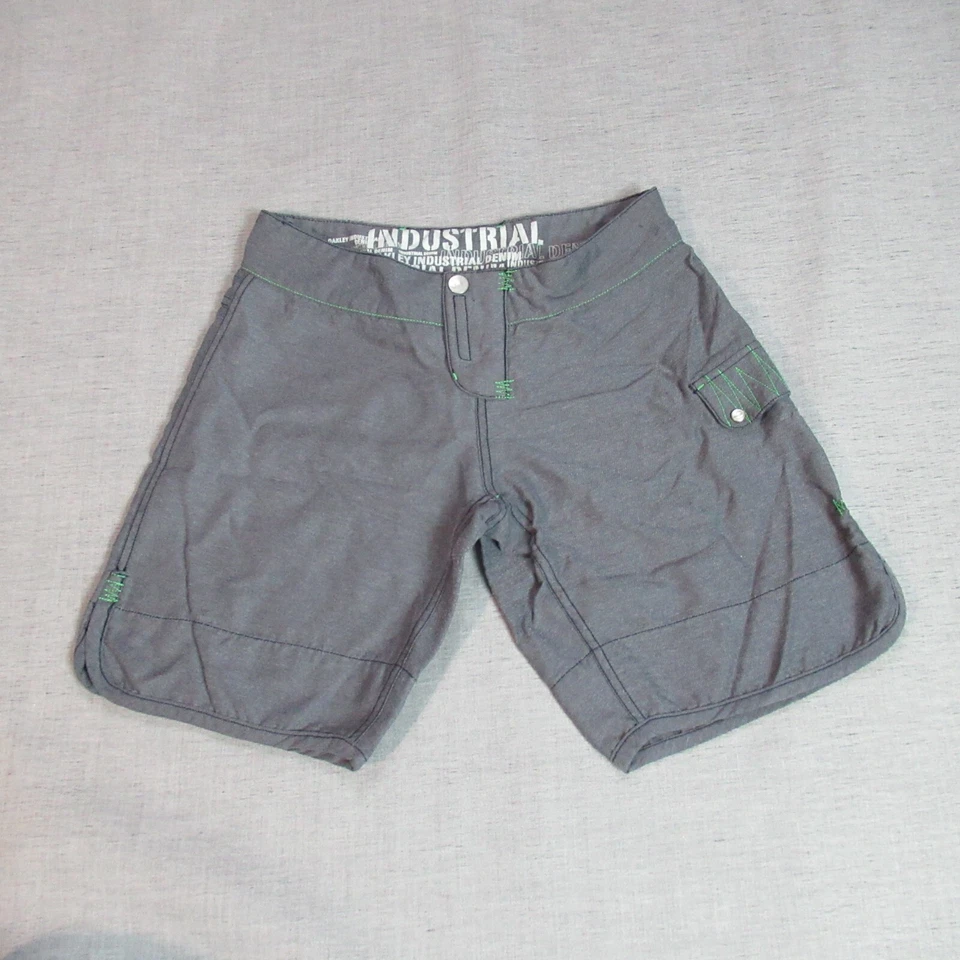 Pantalones Cortos Oakley Mujer Talla 4 Gris Punto Verde Carga Deportes al Aire Libre Patinador Surfista Foto 1 de 4