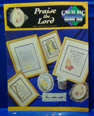 True Colors Cross Stitch Pattern "Praise The Lord" leaflet - Image 1 of 3