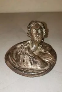 GREEK BENAKI MUSEUM NEREID'S HEAD PAPER WEIGHT ANCIENT MYTHOLOGY SEA NYMPH - Picture 1 of 6