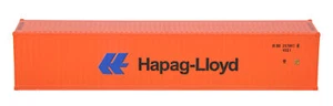 1:87 HAPAG-LLOYD 40GP Metal Shipping Container Model Toy Home Office Decor Gift - Picture 1 of 9