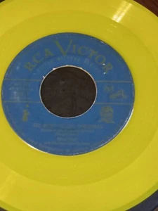 Vintage "The Night Before Christmas"  45 Record/Yellow Vinyl - Bild 1 von 2