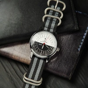 24 HOUR AUTOMATIC 40MM SPUTNIK 1957 "Day-Evening" 1990s. Vintage Mens watch - Picture 1 of 6
