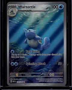 Pokemon TCG Wartortle 171/165 Scarlet & Violet 151 Illustration Rare NM - Picture 1 of 2