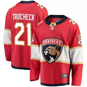 Maglietta da hockey Florida Panthers #21 VINCENT TROCHECK 5 XL nuova con etichette Fanatics - Foto 1 di 3