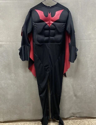 Disfraz de Halloween vintage murciélago hombre músculos con capa de espuma moldeado-niños grande Foto 1 de 4