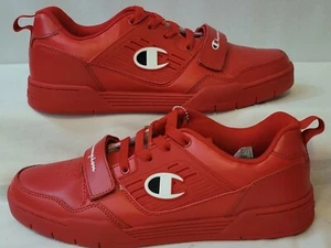 Champion Herrenschuhe 3 auf 3 niedriges Oberteil rot scharlachrot Größen 10, 10,5, 11 und 12 - Bild 1 von 6