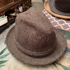 Vintage Stetson Men’s Equalizer Brown Wool Blend Fedora Hat Small 6 3/4 - 6 7/8 - Picture 1 of 11