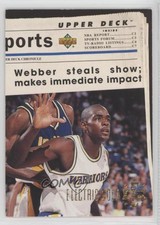 1993 Special Edition Team Highlights Gold Electric Court Chris Webber Rookie RC