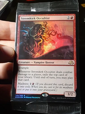 Stromkirk Occultist Prerelease FOIL x1 Unopened , Eldritch M ,MTG,FREE SHIPPING - Image 1 of 4