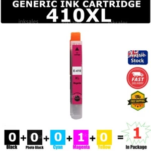 1x Generic Ink Cartridge 410XL 410 XL Magenta For Epson XP530 XP540 XP640 XP900 - Picture 1 of 2