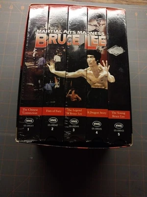 Bruce Lee Martial Arts Madness 5 Pack Collectors Series 1997 VHS Box Set New - Image 1 of 4