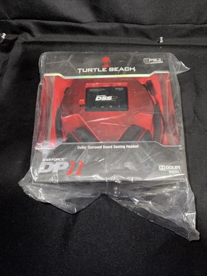 Turtle Beach Ear Force DP11 Black Headband Headsets w/ DSS2 PS3 PC Mac New - Image 1 of 4