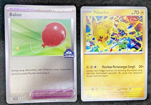 Pokemon Indonesia Pikachu 287/SV-P y Globo Aéreo Great Ball League 2025 Promo - Imagen 1 de 5