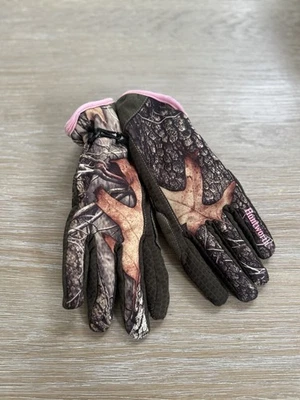 Marca Huntworth Mujer Caza Exterior Rosa Camuflaje Patrón Guantes Talla M/L Foto 1 de 3