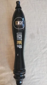 IC Light Bier Zapfhahn Griff Eisen City Pittsburgh schwarz 9,5" - Bild 1 von 6