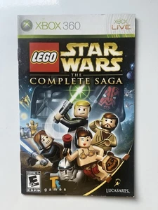 Xbox 360 MANUAL ONLY - LEGO Star Wars: The Complete Saga *NO GAME/NO BOX* (M109) - Picture 1 of 2