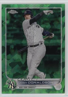 2022 Topps Chrome Update Sapphire Edition Green /75 Josh Donaldson #US74 - Image 1 of 2