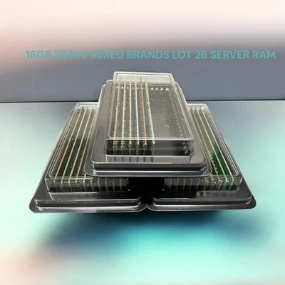16GB PC4-2666V DDR4 服务器 RAM 品牌和型号 26 件装 — 第 1/4 张图片