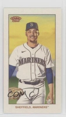 2021 Topps 206 Series 3 Sweet Caporal Back Justus Sheffield #3 - Image 1 of 2