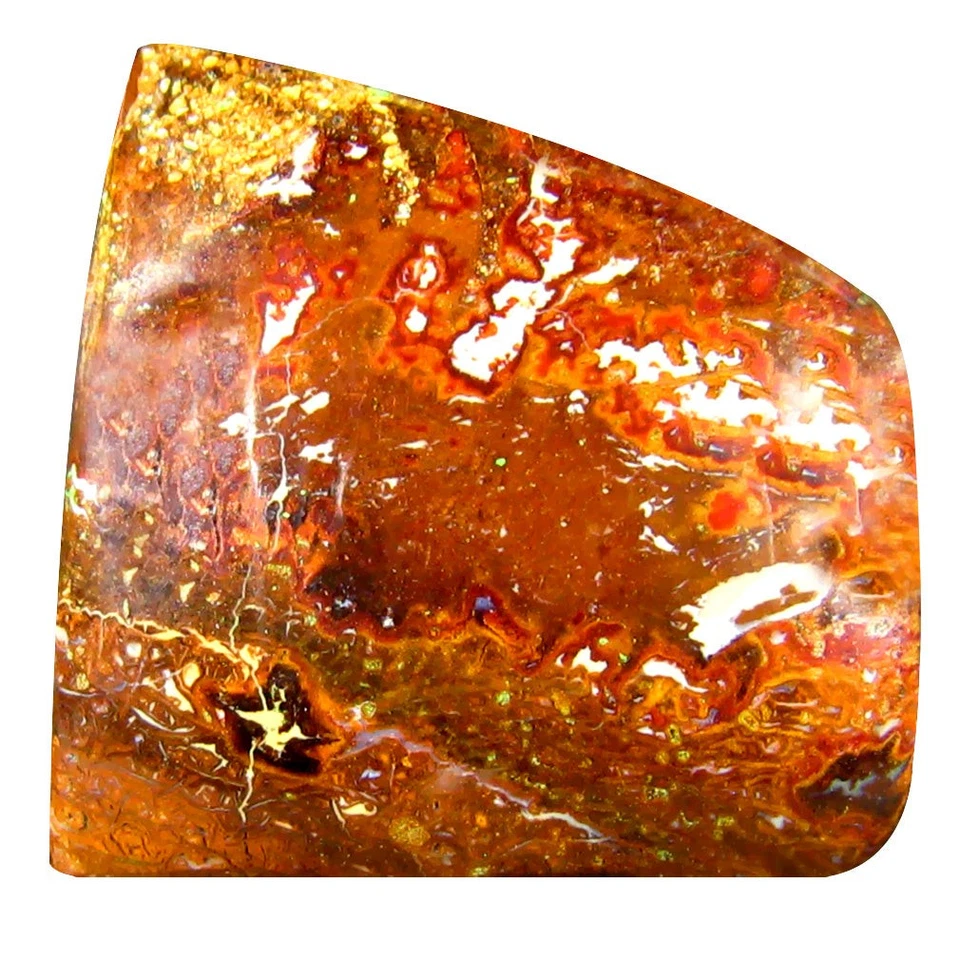 26.40 ct Fancy Cabochon (20.87 x 20.04mm) Australian Koroit Boulder Opal - Image 1 of 1