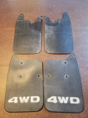 1995-2004 TOYOTA TACOMA MUD FLAPS SPLASH GUARDS FRONT/REAR RIGHT LEFT - Image 1 of 4