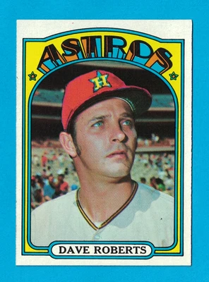 1972 Topps #360 Dave Roberts quase perfeito+ Houston Astros - Imagem 1 de 2