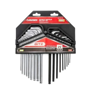 BITE Sae/Metric Non-Slip Hex Key Set (18-Piece) FREE SHIPPING - Picture 1 of 2