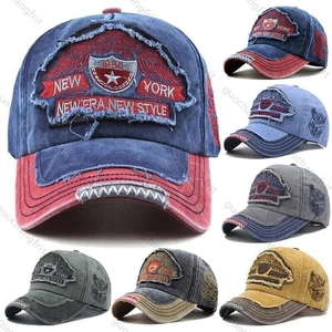 Retro Baseball Cap Beanie Unisex Mens Women Basecap Hat Cap Snapback - Picture 1 of 18