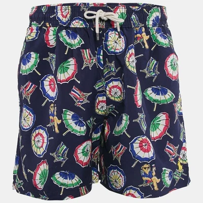 Polo Ralph Lauren Navy Blue Printed Swim Briefs L - Image 1 of 4