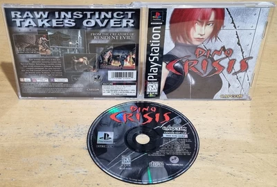 Dino Crisis for Sony Playstaion 1 PS1 Complete In VGC + Reg Card NTSC-U/C USA - Image 1 of 4