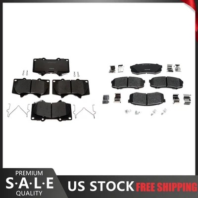 Pastillas de freno delanteras y traseras de cerámica para camioneta Lexus GX460 2019 2018 2017 2016-2010 Foto 1 de 4