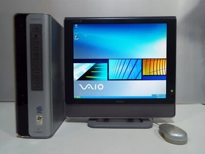 Computador desktop Sony Type HX PCV-8812 Windows XP e tela LCD TFT 17 polegadas - Imagem 1 de 4